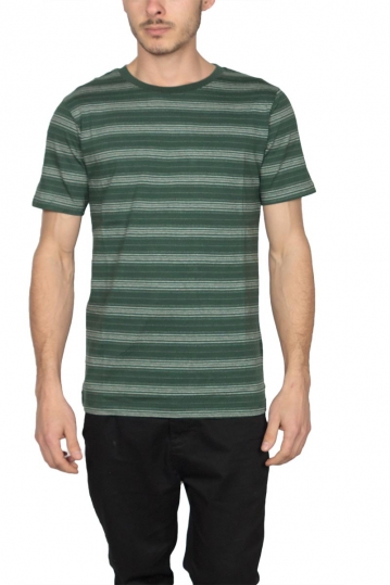 Anerkjendt Martez striped t-shirt trekking green