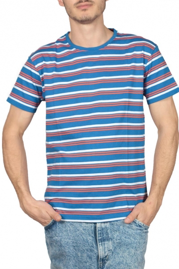 Anerkjendt Mako striped t-shirt blue