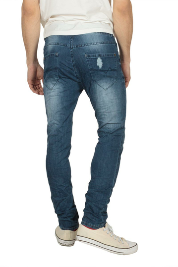 Ανδρικό skinny fit jean με σκισίματα