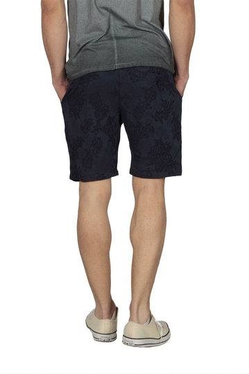 Anerkjendt Sheet ανδρική βερμούδα μπλε με ανάγλυφο σχέδιο