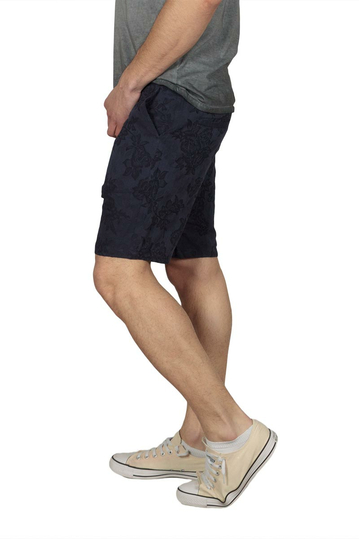 Anerkjendt Sheet ανδρική βερμούδα μπλε με ανάγλυφο σχέδιο