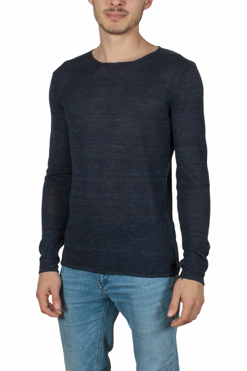 Anerkjendt Nikos jumper dark blue marl