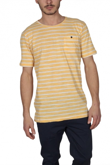 Anerkjendt Mario striped T-shirt yellow