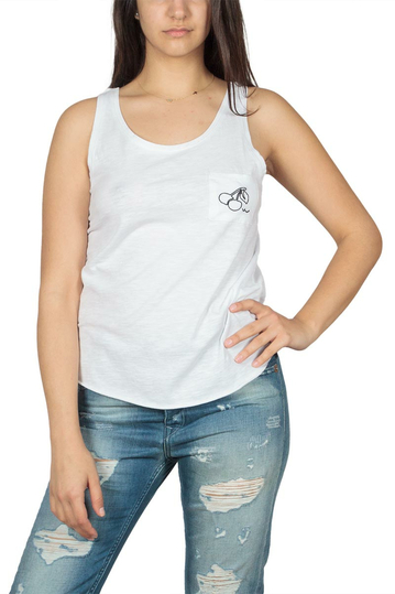 LTB Atiko racer back tank top white