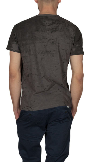 Ryujee ανδρικό tie dye T-shirt γκρι