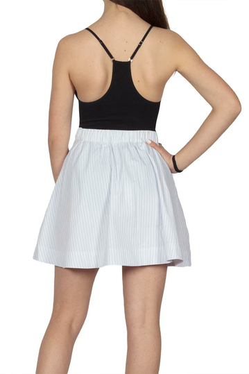 Ryujee Ketsia striped mini skirt