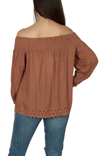 Soft Rebels Joe Μπαρντό μπλούζα με δαντέλα