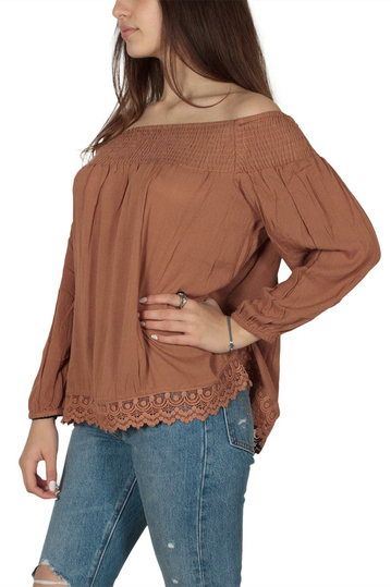 Soft Rebels Joe Μπαρντό μπλούζα με δαντέλα