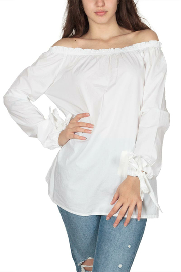 Soft Rebels Hanne Μπαρντό μπλούζα με δέσιμο στα μανίκια