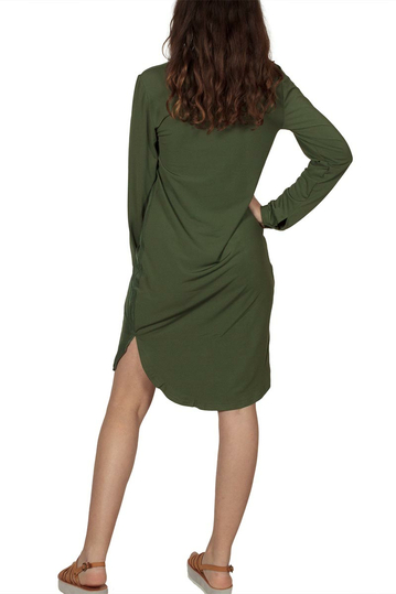 Soft Rebels Me φόρεμα με κόμπο πράσινο