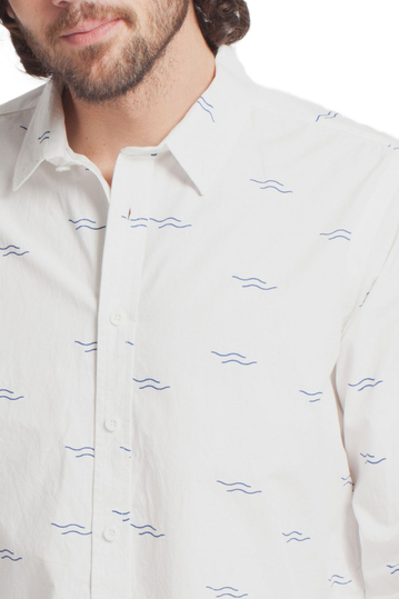 Thinking Mu Burritos πουκάμισο ημίλευκο