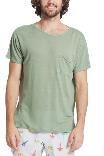 Thinking Mu Hemp t-shirt hedge green