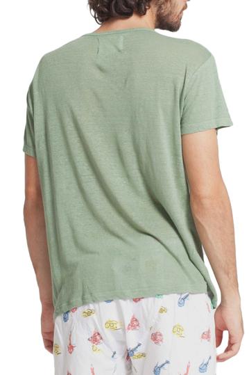 Thinking Mu Hemp t-shirt ανοιχτό πράσινο