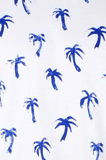 Dedicated ανδρικό t-shirt AO painted palms λευκό