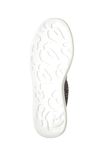 Jeffrey Campbell δίπατα sneakers Velocity black/white glitter