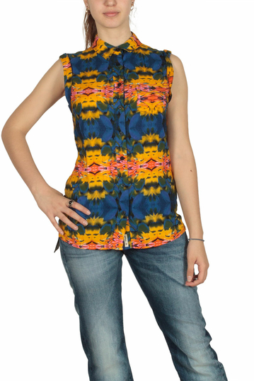 Bellfield women's all over printed sleeveless shirt