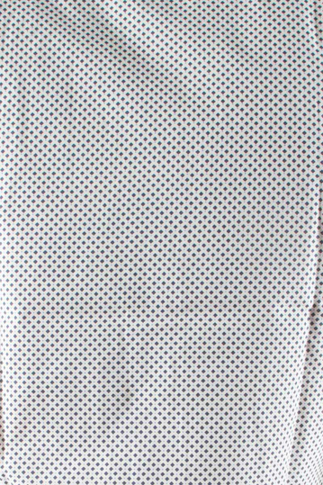 Miitos ανδρικό πουκάμισο λευκό με μπλε πριντ