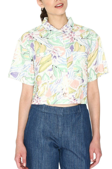 Pepaloves Gilda crop shirt