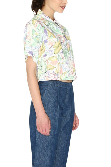 Pepaloves Gilda crop shirt
