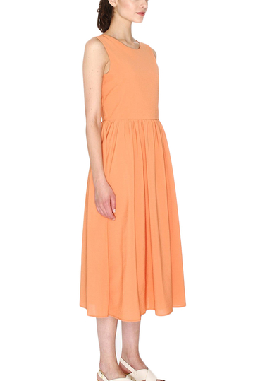 Pepaloves Estibaliz open back dress pumpkin