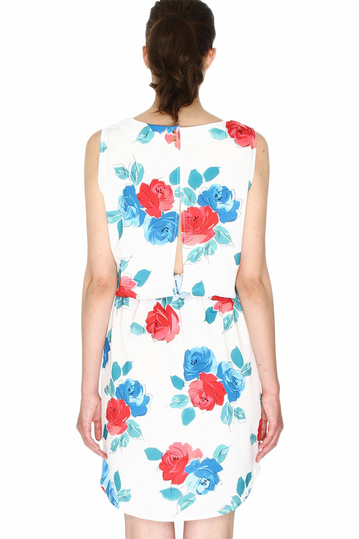 Pepaloves Antoniana printed mini dress off white