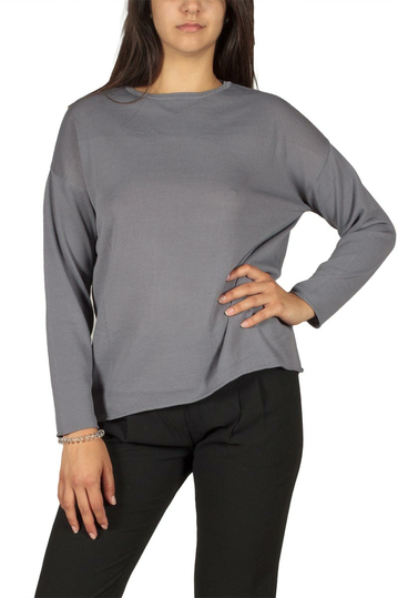 Soft Rebels Cherri long sleeve blouse grey