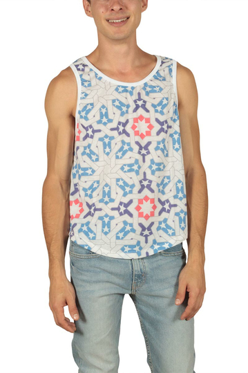 French Kick Americain ανδρικό tank top white