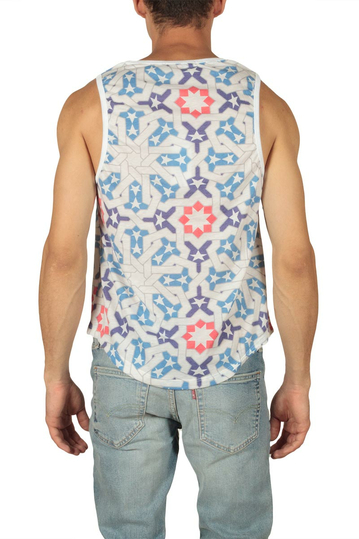 French Kick Americain ανδρικό tank top white