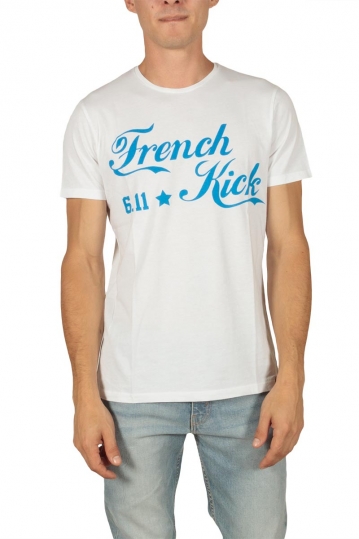 French Kick FK men's t-shirt white