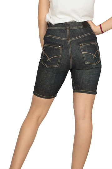 Insight γυναικεία denim βερμούδα σκούρο μπλε