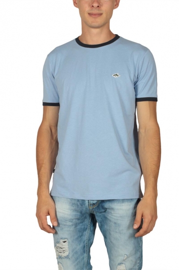 Le Shark Petersham men's t-shirt light blue