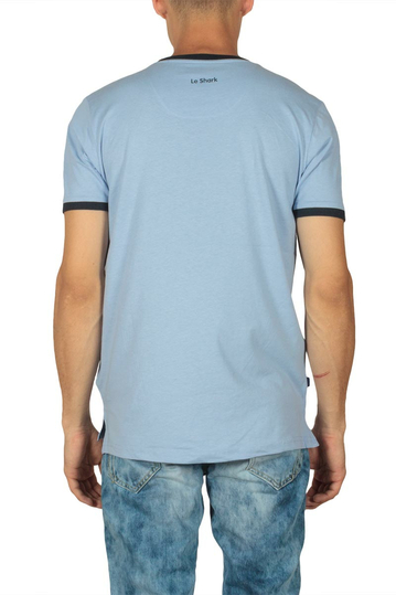 Le Shark Petersham ανδρικό t-shirt γαλάζιο