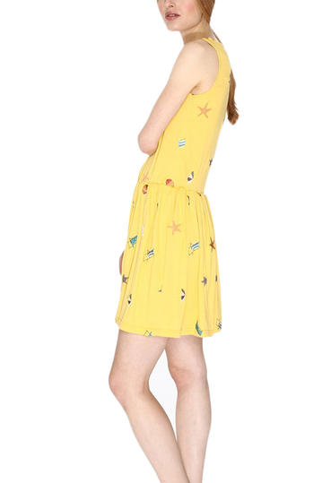 Pepaloves Beach mini dress yellow