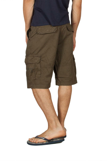 Dissident Keiser ανδρική cargo βερμούδα σκούρο χακί