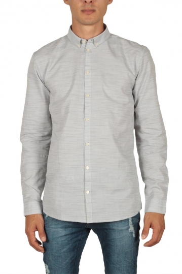 Minimum Crescent shirt grey/metal grey melange
