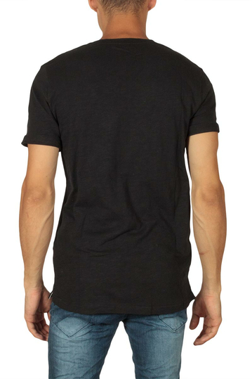 Minimum Earlham ανδρικό slub t-shirt μαύρο