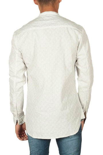 Minimum Justo ριγέ πουκάμισο ιβουάρ