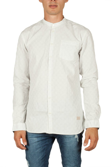 Minimum Justo striped shirt ivory