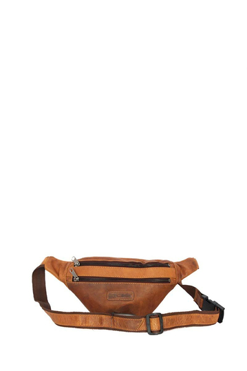 Hill Burry leather bum bag in brown