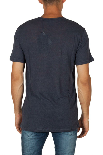 Minimum Declan ανδρικό t-shirt σκούρο μπλε μελανζέ