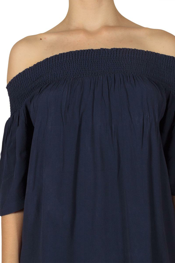 Minimum Elvine Μπαρντό μπλούζα μπλε