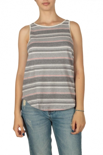 Obey Dover striped tank