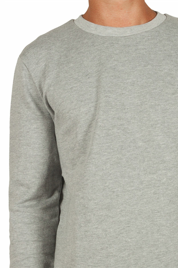 French Kick Raw φούτερ μπλούζα γκρι μελανζέ