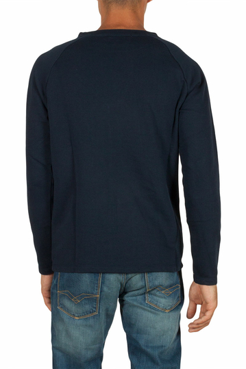 French Kick Ice ρεγκλάν φούτερ μπλούζα navy