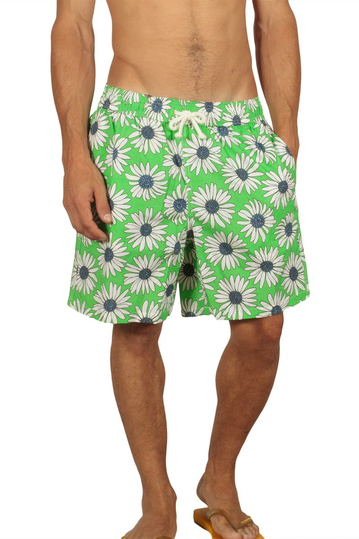 Gerry Nick men's swim shorts floral green