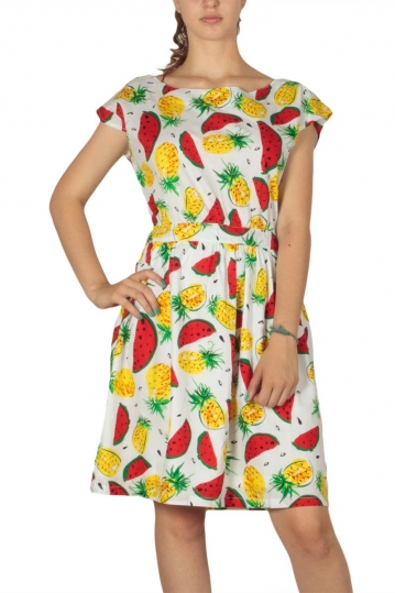 Migle + me Fruits φόρεμα με ανοιχτή πλάτη