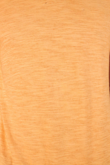Ανδρικό longline t-shirt πορτοκαλί μελανζέ