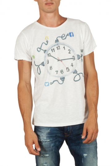 Anjavy t-shirt Social's Clock
