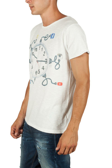 Anjavy t-shirt Social's Clock