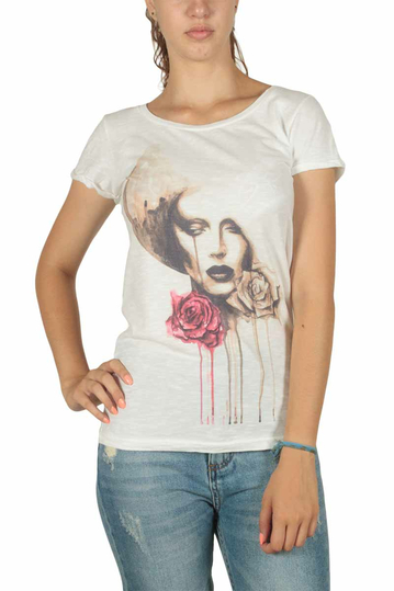 Anjavy t-shirt Fleur